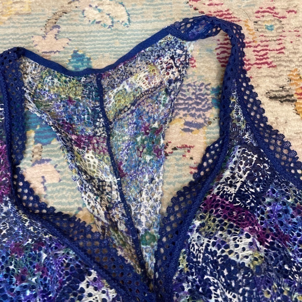 Victoria’s Secret Blue And Purple Bralette Size Small - Picture 4 of 9